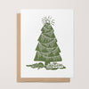 Christmas Kitten Tree Holiday Card