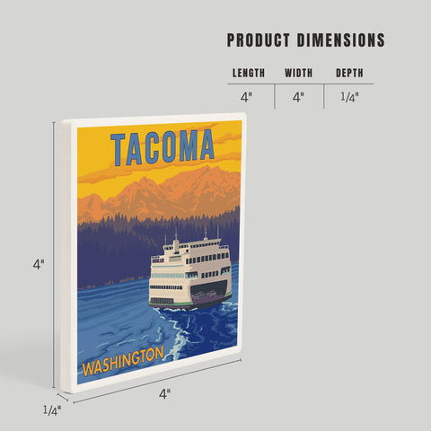 Tacoma Ceramic Coaster - image 5