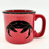 Crabby Ceramic Campfire Mug Coral