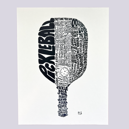 Pickleball Art Print