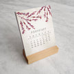 2025 Desk Calendar, Dried Field Flowers