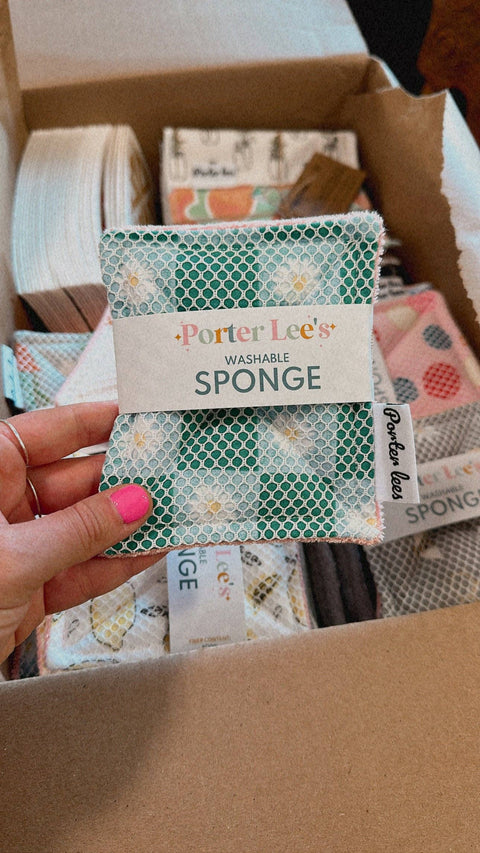 Washable Reusable Sponge - Grey