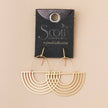 Solar Rays/Gold Vermeil Earrings