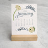 2025 Desk Calendar, Wildflower