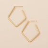 Orion Diamond Hoop/Gold Vermeil Earrings