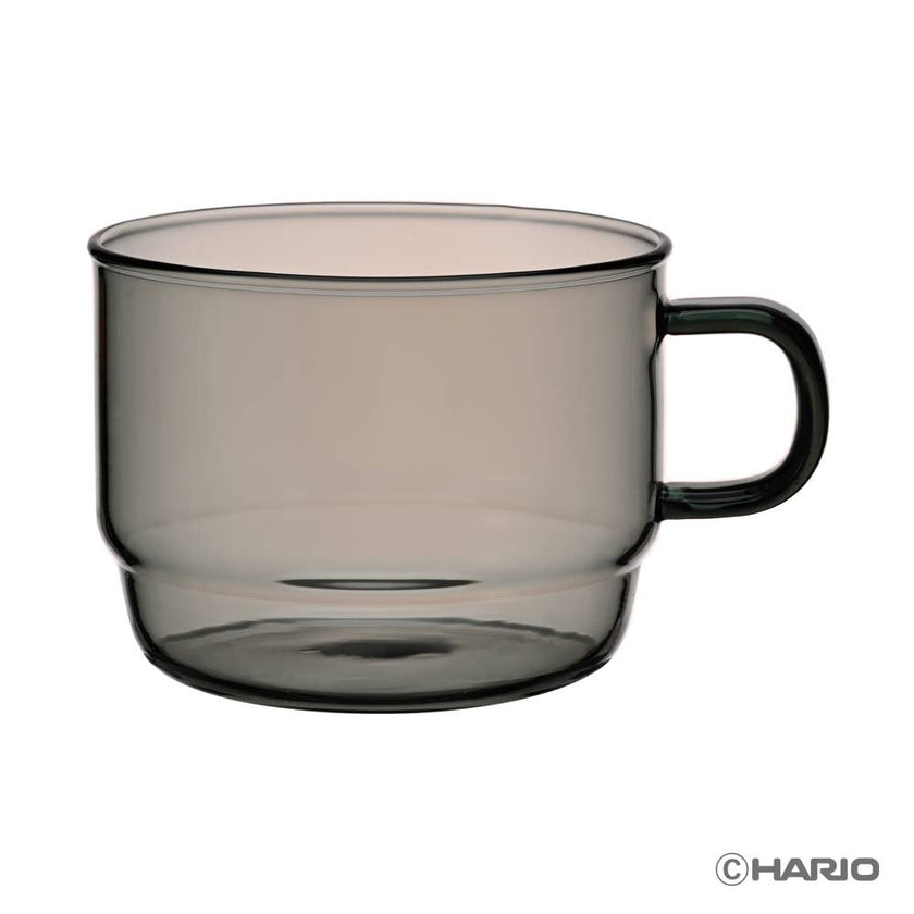 HARIO Colors Glass Stackable Mug, 300ml