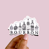 Bourbon Vinyl Sticker