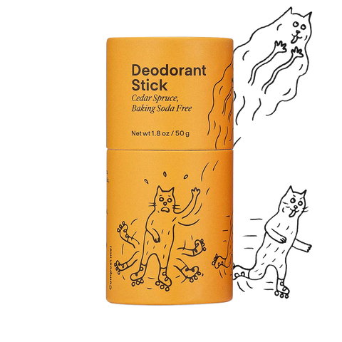 Cedar Spruce Baking Soda Free Deodorant Stick