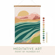 River Walk Meditative Art Paint by Number Kit