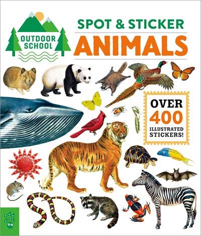 Spot & Sticker Animals: Outdoor School
