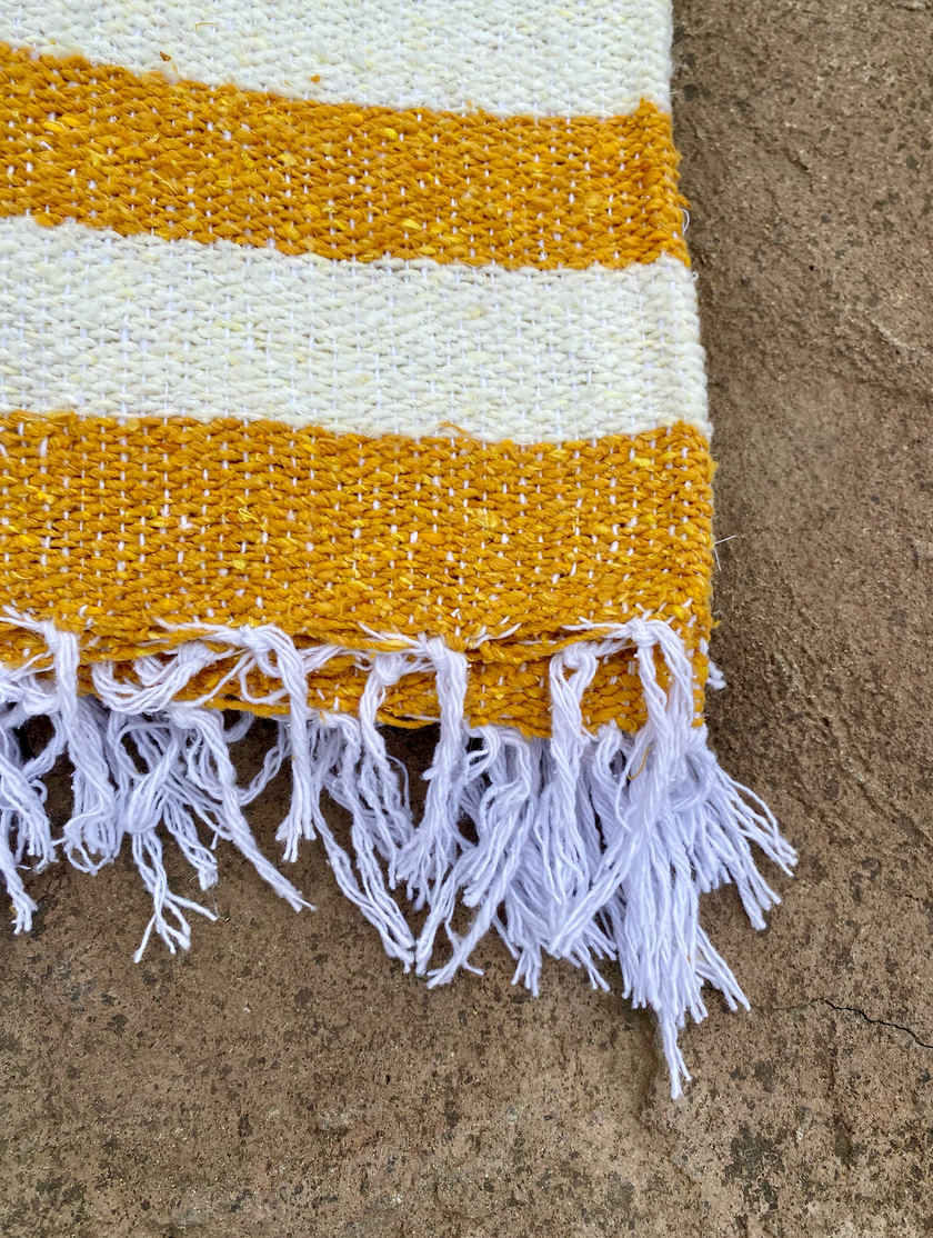 Golden Hour - Recycled throw blanket