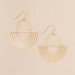 Solar Rays/Gold Vermeil Earrings