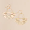 Solar Rays/Gold Vermeil Earrings