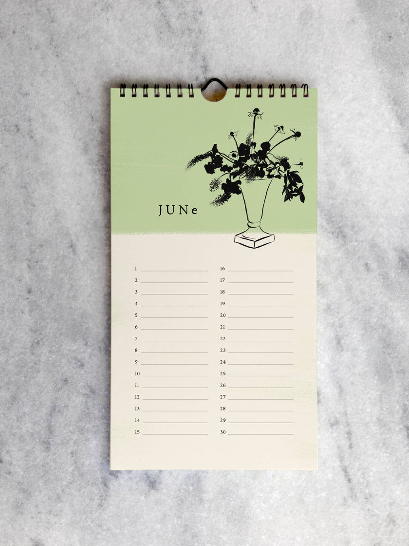 House Plants Celebration Calendar