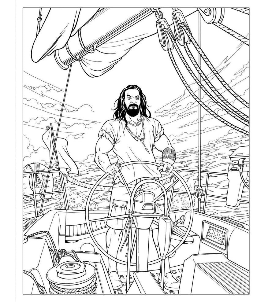 Jason Momoa: A Coloring Book of Fantasies with an Epic Dream