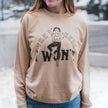 The Hell I Won't Unisex Pullover - Sand