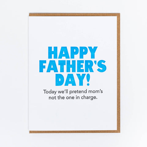 Not Mom Father's Day Greeting Card