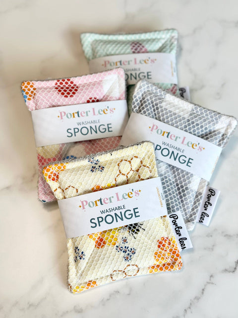 Washable Reusable Sponge - Grey