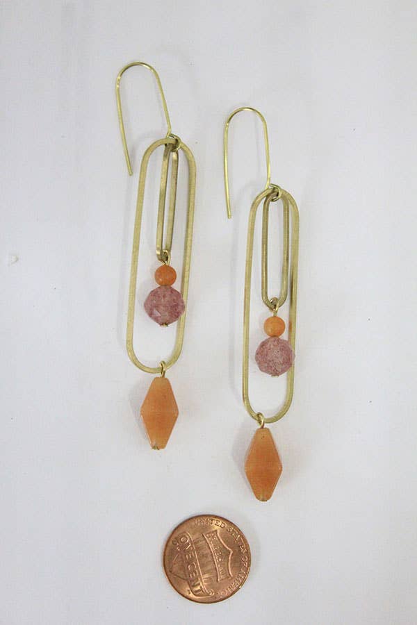 Linked Sherbet Earrings