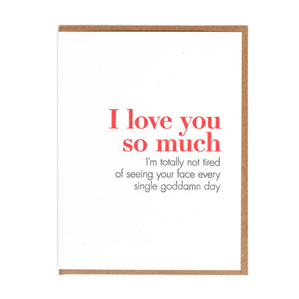 Not Tired Greeting Card