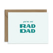 Rad Dad Father's Day Greeting Card