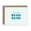 Rad Dad Father's Day Greeting Card