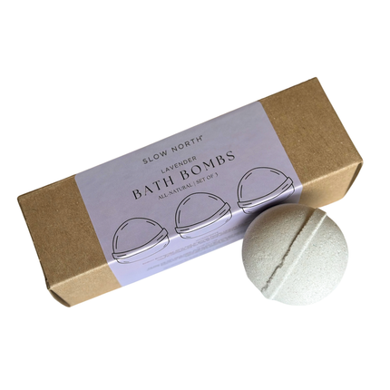 Lavender Natural Bath Bomb Set