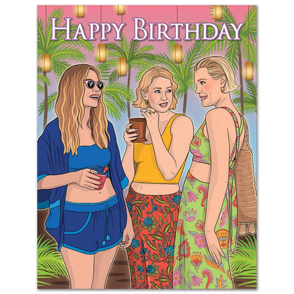 White Lotus Unhinged Birthday Card
