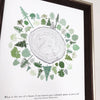 USA State Tree Rings + Thoreau Print