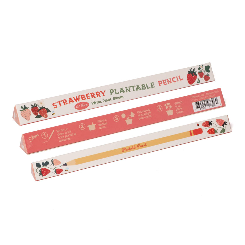 Strawberry Plantable Pencil