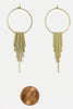 Fringe Hoops Earrings