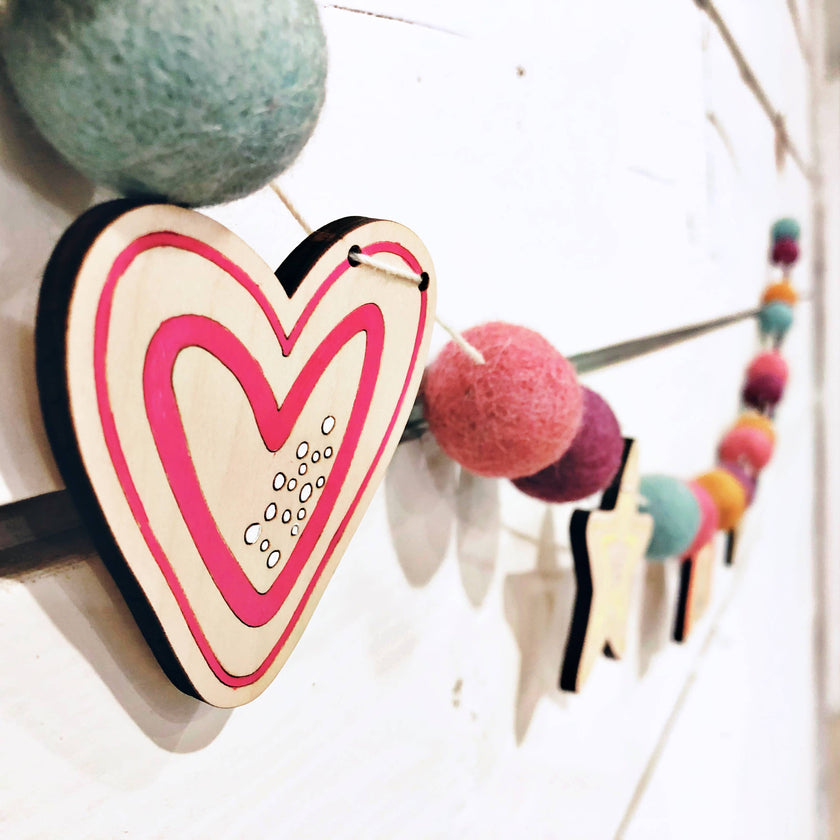 DIY Craft Kit - Rainbow Garland