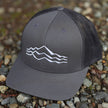 Simple Mountains Curved Bill Trucker Cap