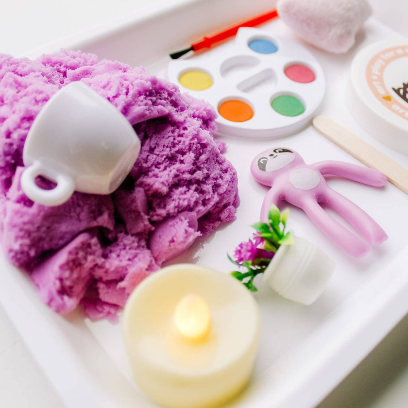 Children's Sloth Sensory Play Dough Kit