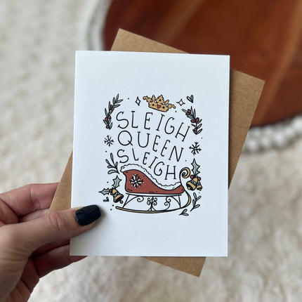 Sleigh Queen, Sleigh Holiday Card