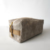 Waxed canvas dopp kit