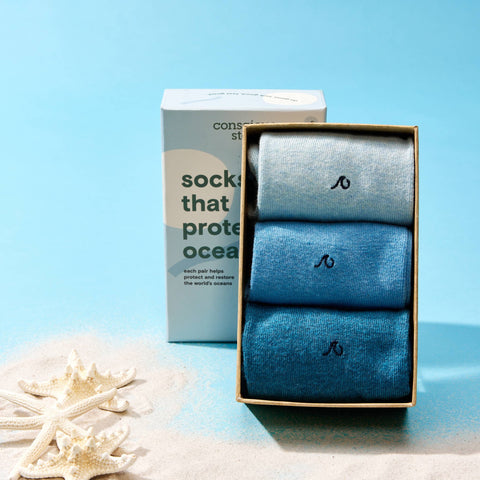 Protect Oceans Socks Gift Box