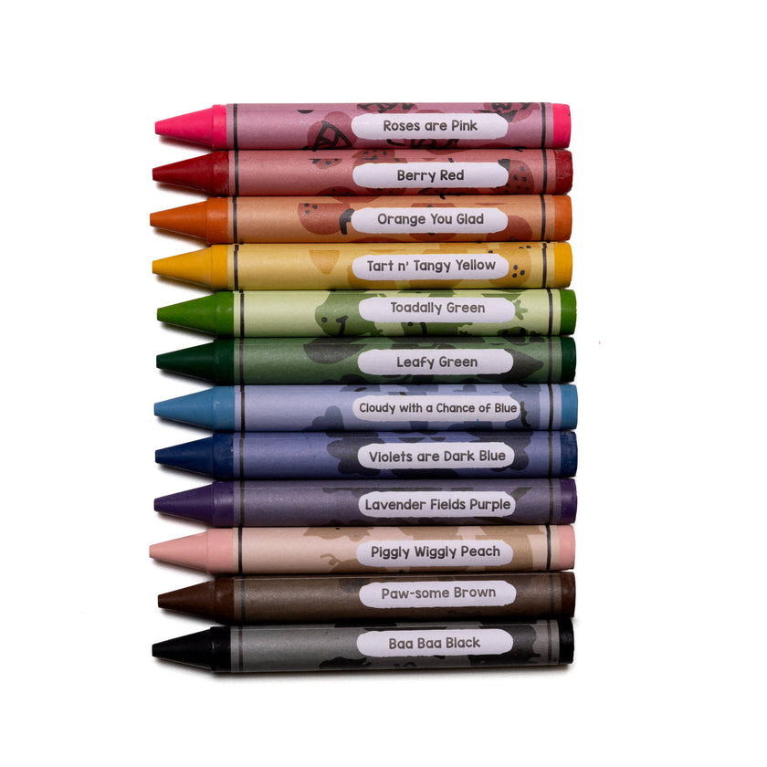 12 Beeswax Crayons