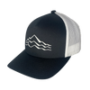 Simple Mountains Curved Bill Trucker Cap