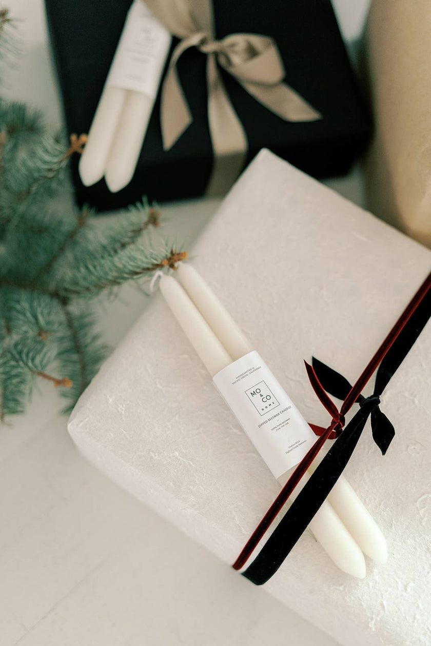 Natural Beeswax Dipped Candles 10