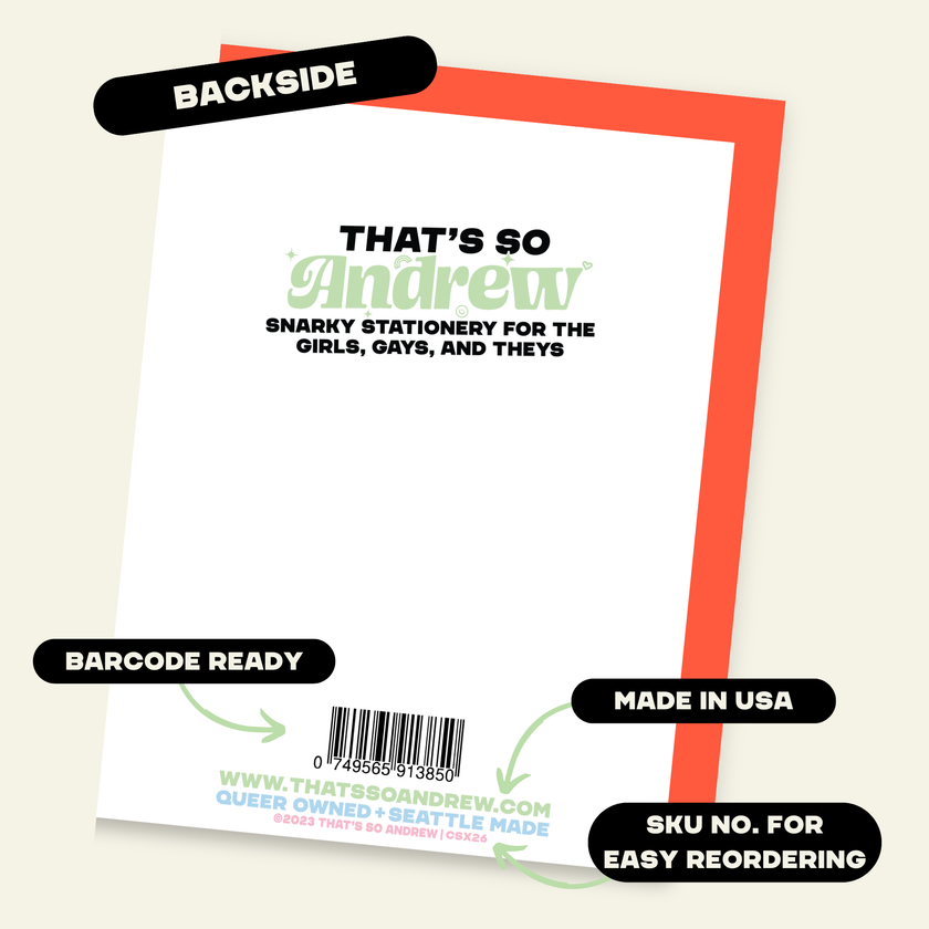 Holy Shit Holiday Greeting Card