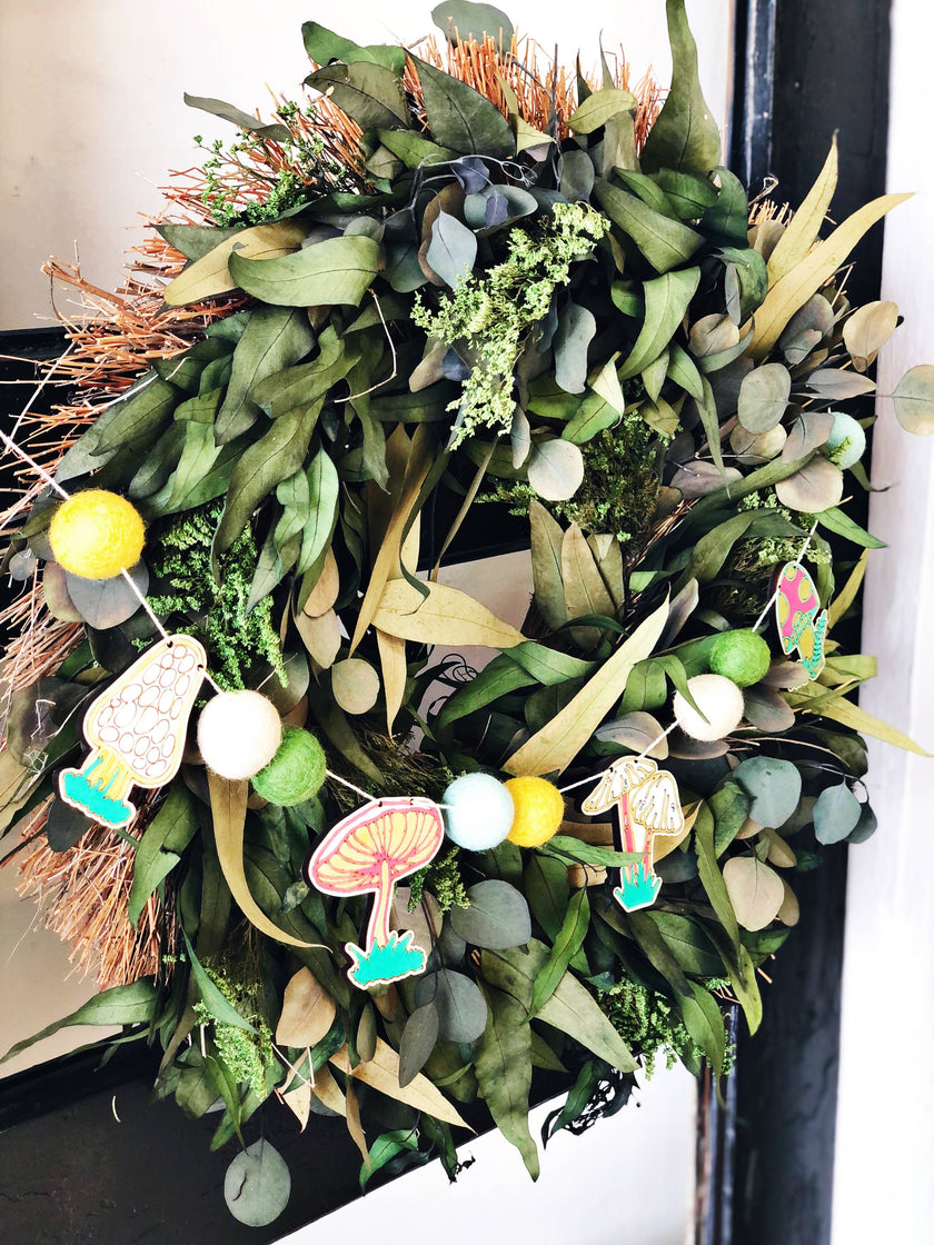 DIY Craft Kit - Mushroom Garland