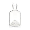 Pacific Northwest Mountain Themed Crystal Liquor Decanter