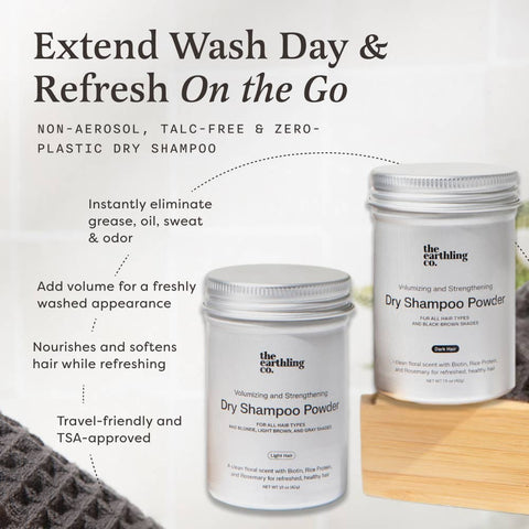 Biotin Dry Shampoo, Dark Hair