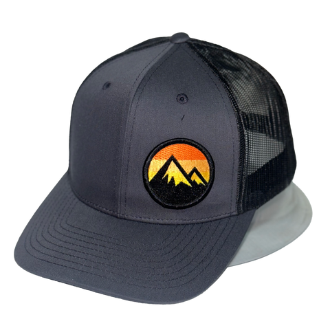 Circle Sunset Patch Trucker Hat