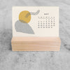 2025 Mini Desk Calendar, Abstract