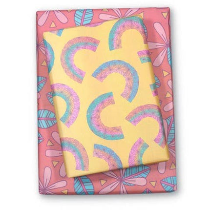 Tiare / Rainbows •  Double Sided Wrapping Paper