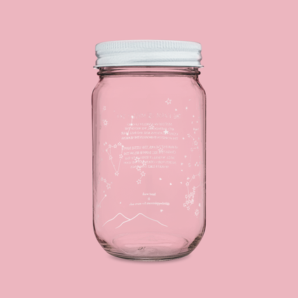 Shrub Drinking Jar: The Farm Is Mostly Sky