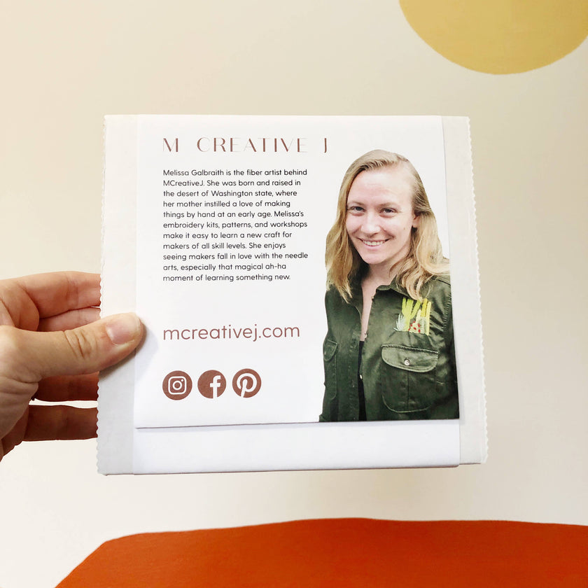 3D Woodland - Advanced Hand Embroidery DIY Craft Kit