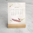 2025 Desk Calendar, Dried Field Flowers